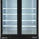 Maxx Cold - 50 Cu ft. Black Double Door & Large Capacity Merchandiser Freezer - MXGDM-50FBHC