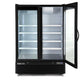 Maxx Cold - 50 Cu ft. Glass Double Door & Large Capacity Merchandiser Refrigerator - MXGDM-50RBHC