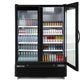 Maxx Cold - 50 Cu ft. Glass Double Door & Large Capacity Merchandiser Refrigerator - MXGDM-50RBHC