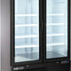 Maxx Cold - 50 Cu ft. Glass Double Door & Large Capacity Merchandiser Refrigerator - MXGDM-50RBHC