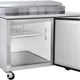 Maxx Cold - 50" Stainless Steel Single Door Pizza Prep Table - MXSPP50HC