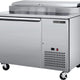 Maxx Cold - 50" Stainless Steel Single Door Pizza Prep Table - MXSPP50HC