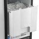 Maxx Cold - 50 lb Black Stainless Steel Premium ADA Indoor Self-Contained Ice Machine - MIM50P-ADA