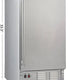 Maxx Cold - 50 lb Stainless Steel Outdoor Self-Contained Ice Machine - MIM50-O