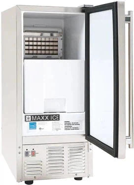 Maxx Cold - 50 lb Stainless Steel Outdoor Self-Contained Ice Machine - MIM50-O