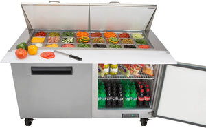 Maxx Cold - 60 " Double Door Megatop Refrigerated Prep Table - MXCR60MHC