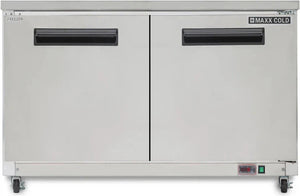 Maxx Cold - 60" Double Door Undercounter Freezer - MXCF60UHC