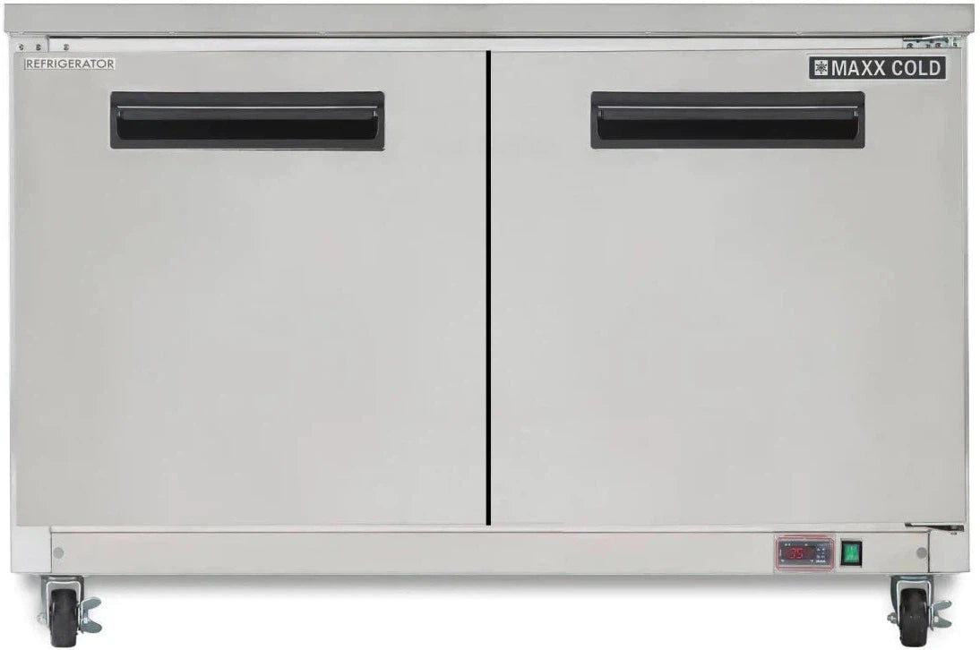 Maxx Cold - 60" Double Door Undercounter Refrigerator - MXCR60UHC