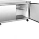 Maxx Cold - 60" Stainless Steel Double Door Undercounter Refrigerator - MXSR60UHC