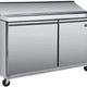 Maxx Cold - 60" Stainless Steel Double Sandwich Prep Table - MXSR60SHC