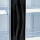 Maxx Cold - 72 Cu ft. Black Glass Triple Door Merchandiser Refrigerator - MXM3-72RBHC