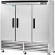 Maxx Cold - 72 cu ft. Stainless Steel Solid Triple Door Bottom Mount Reach-In Freezer - MCF-72FDHC