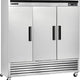 Maxx Cold - 72 cu ft. Stainless Steel Solid Triple Door Bottom Mount Reach-In Freezer - MCF-72FDHC