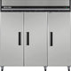 Maxx Cold - 72 cu ft. Stainless Steel Solid Triple Door Top Mount Reach-In Freezer - MXCF-72FDHC