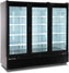 Maxx Cold - 73 Cu ft. Black Triple Door & Large Capacity Merchandiser Freezer - MXGDM-73FBHC