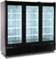 Maxx Cold - 73 Cu ft. Glass Triple Door & Large Capacity Merchandiser Refrigerator - MXGDM-73RBHC