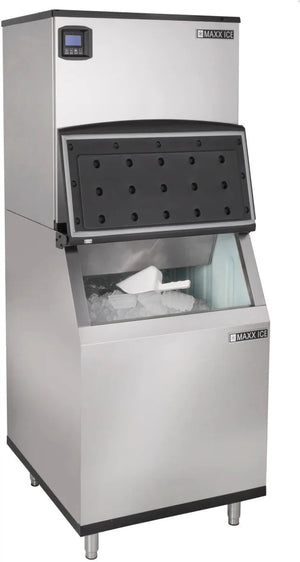 Maxx Cold - Intelligent Series 1000 lb Stainless Steel Full-Dice Modular Ice Machine - MIM1000N