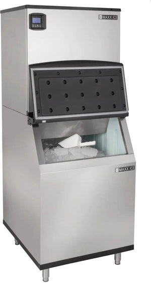 Maxx Cold - Intelligent Series 1000 lb Stainless Steel Half-Dice Modular Ice Machine - MIM1000NH