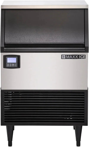 Maxx Cold - Intelligent Series 200 lb Stainless Steel Full-Dice Ice Machine - MIM200N