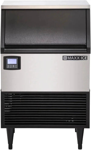 Maxx Cold - Intelligent Series 200 lb Stainless Steel Half-Dice Ice Machine - MIM200NH