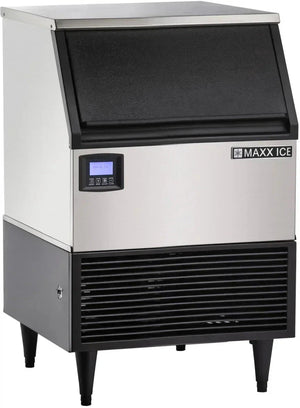 Maxx Cold - Intelligent Series 320 lb Stainless Steel Full-Dice Ice Machine - MIM320N