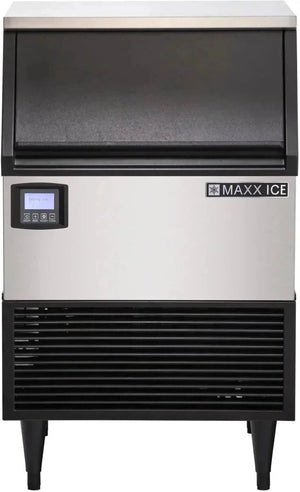 Maxx Cold - Intelligent Series 320 lb Stainless Steel Half-Dice Ice Machine - MIM320NH