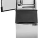 Maxx Cold - Intelligent Series 360 lb Stainless Steel Half-Dice Modular Ice Machine - MIM360N