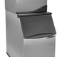 Maxx Cold - Intelligent Series 360 lb Stainless Steel Half-Dice Modular Ice Machine - MIM360N