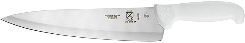 Mercer - 10" Japanese Steel Chef's Knife with White Handle - M18120