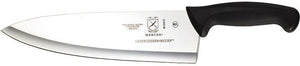 Mercer - 10" Japanese Steel Hollow Ground Wide Chef's Knife with Black Handle - M18010