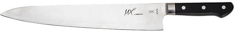 Mercer - 11.8" Super Stainless Steel Gyuto Knife with Black Delrin Handle - M16130