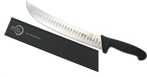 Mercer - 12" x 2.5" Polystyrene Black Knife Guard - M33126P