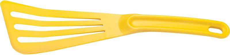 Mercer - 12" x 3.5" Nylon Yellow Slotted Spatula - M35110YL