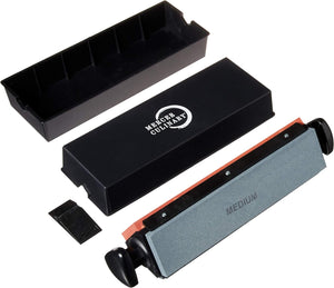 Mercer - 14.25" x 4.75" x 4" Black 3 Way Knife Sharpening System - M15930