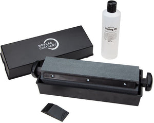 Mercer - 14.25" x 4.75" x 4" Black 3 Way Knife Sharpening System - M15930