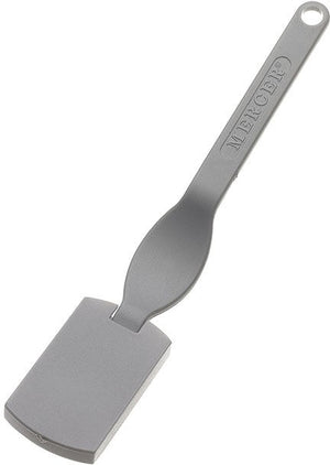 Mercer - 1.6" x 0.8" Stainless Steel Grey Baker's Dough Blade with Cover - M35525