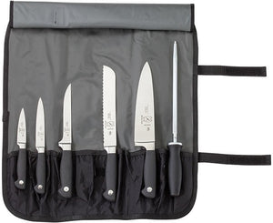 Mercer - 21" x 8" x 1" Black German Steel Knife Roll, Pack Of 7 - M21800