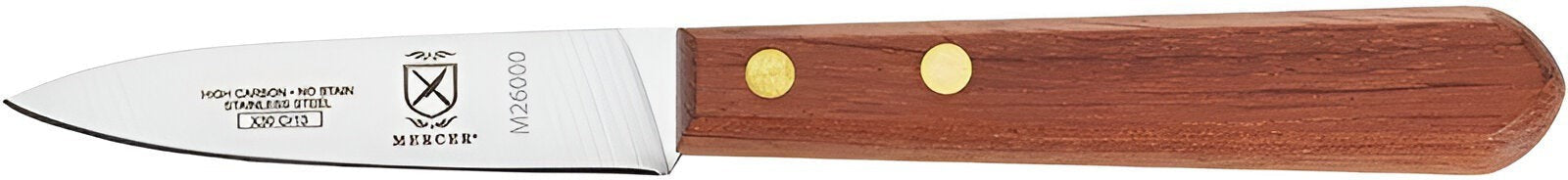 Mercer - 3" Japanese Steel Paring Knife with Rosewood Handle - M26000