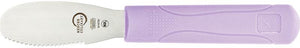 Mercer - 3.5" Japanese Steel Wavy Edge Spreader with Purple Handle - M18780PU