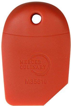 Mercer - 3.75" X 2.5" 45° Angle Silicone Red Wedge Plating Tool - M35610