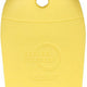 Mercer - 3.75" X 2.5" Saw Tooth Edge Silicone Yellow Wedge Plating Tool - M35607