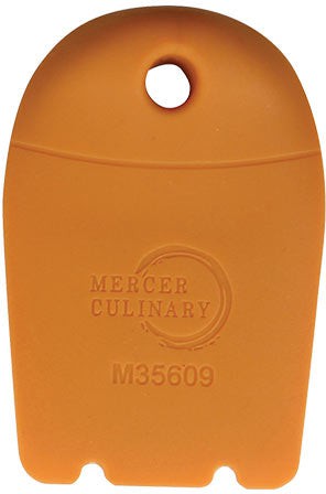 Mercer - 3.75" X 2.5" Silicone Orange Plating Wedge With 0.15" Horseshoe Arch - M35609