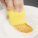 Mercer - 3.75" X 2.5" Silicone Yellow Graduated Saw Tooth Wedge Plating Tool - M35632