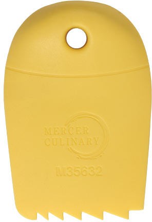 Mercer - 3.75" X 2.5" Silicone Yellow Graduated Saw Tooth Wedge Plating Tool - M35632