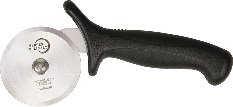 Mercer - 4" Japanese Steel Pizza Cutter with Black Handle - M18604BK