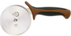 Mercer - 4" Japanese Steel Pizza Cutter with Brown Handle - M18604BR