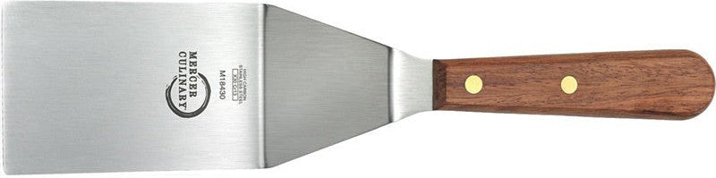 Mercer - 4" x 2.5" Stainless Steel Square Edge Turner - M18430