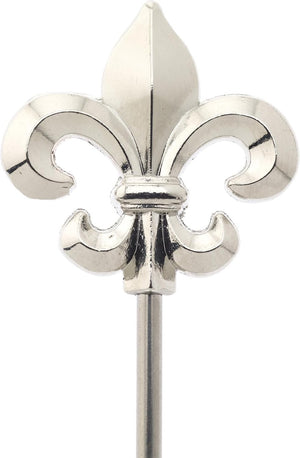 Mercer - 4.3" Stainless Steel Fleur De Lis Cocktail Picks, Set of 12 - M37208