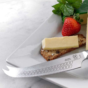 Mercer - 4.75" German Steel Hard Cheese Black Knife with POM Handle - M23606