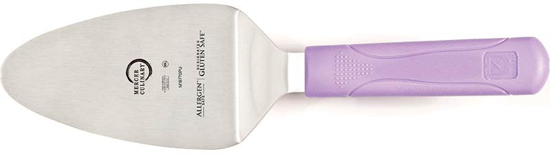 Mercer - 5" x 3" Stainless Steel Pie Server with Purple Handle - M18770PU